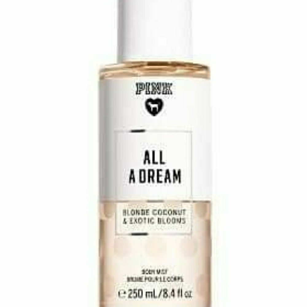 Pink body mist